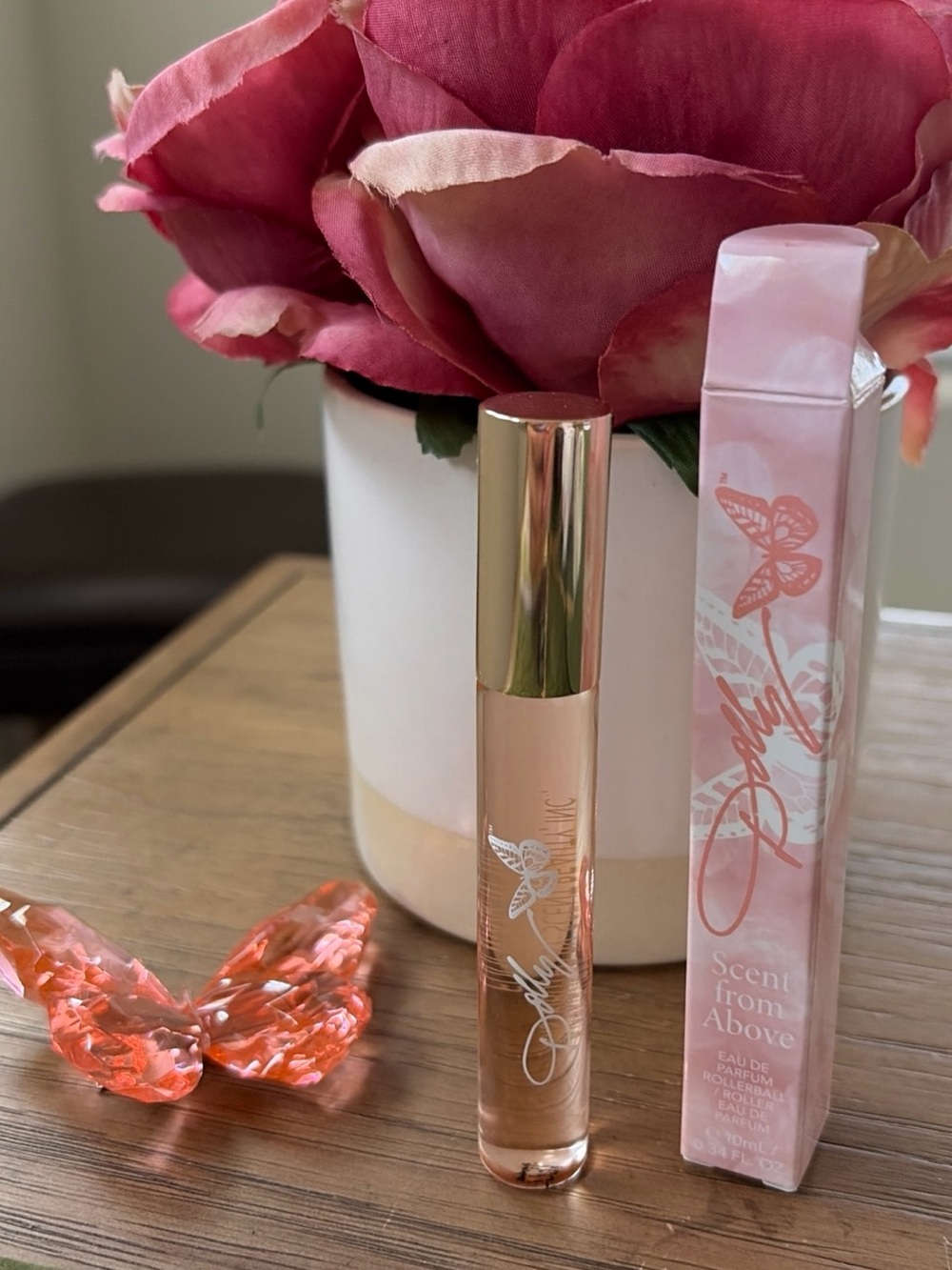 DOLLY PARTON Scent from Above Rollerball EDP 0.34 oz with BUTTERFLY Clip